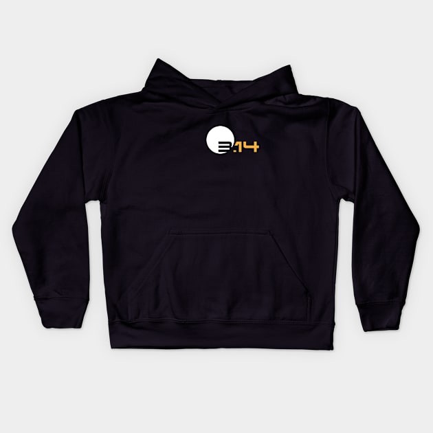 Simple 3.14 Pi Kids Hoodie by JWDesigns